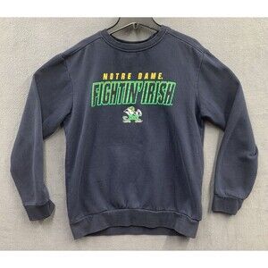 VTG Champion Sweatshirt Men’s Medium Blue Norte Dame Fighting Irish  Crew Neck